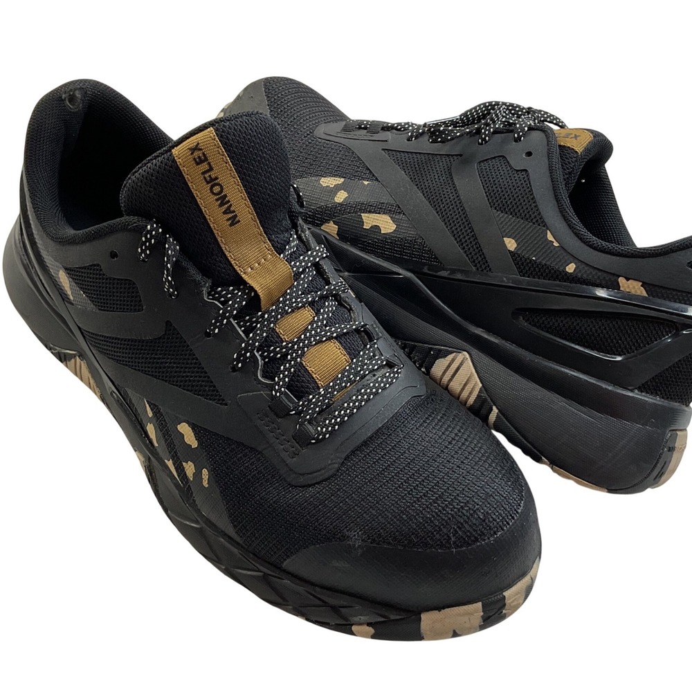 Reebok Work Nanoflex TR Womens Composite Toe Safety Work Shoes Black Camo 8.5M